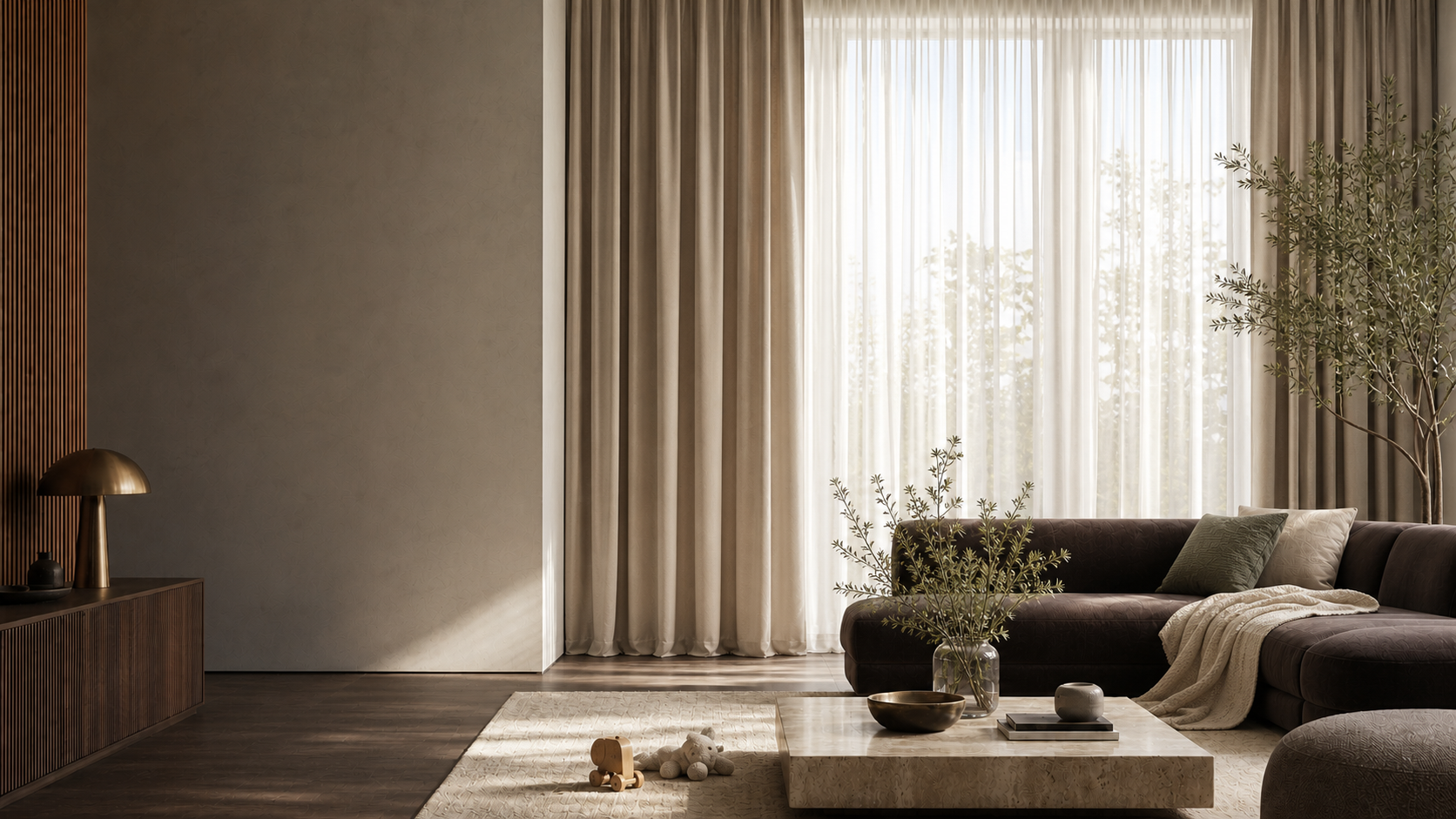 Living room curtains, Kabulonga